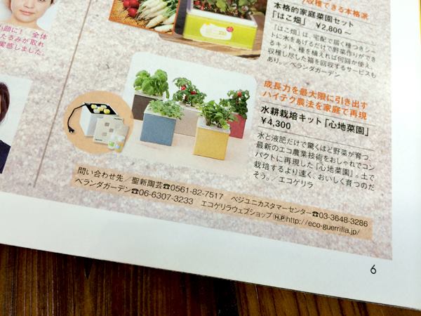 雑誌で紹介